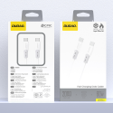 Dudao L25SC 60W USB-C - USB-C Cable with Soft Silicone Braid 2m