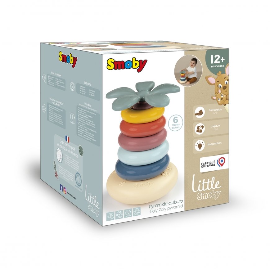 Smoby püramiidi Roly Poly - värikäs