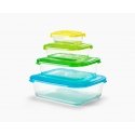 Joseph Joseph Nest Stačiakampio formos Komplektas 4,48 L Multi spalvos 4 vnt Joseph Joseph Nest Stačiakampio formos Komplektas 4,48 L Multi spalvos 4 vnt