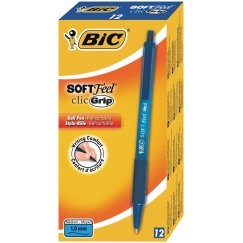 BIC 8373982 tušinukas Mėlyna Paspaudžiamas tušinukas 12 vnt