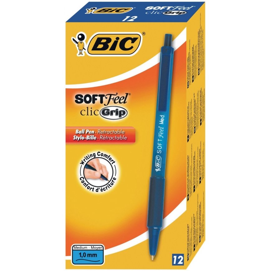 BIC 8373982 lodīšu pildspalva Zils Piespiežama