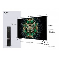 TCL C6K 55C6K телевизор 139,7 cm (55") 4K Ultra HD Smart TV Wi-Fi Металлический
