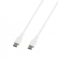 Deltaco IPLH-1005 USB kabelis USB 2.0 0,5 m USB C Balta