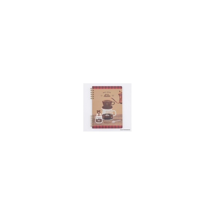 Notepad "drip coffee Kalita" B6, with 5 mm grid, NW-B610-3