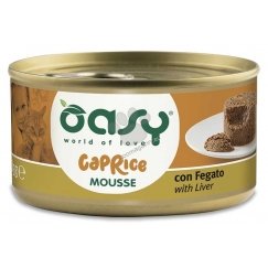 OASY Caprice Mousse с печенью - влажный корм для кошек - 85 г