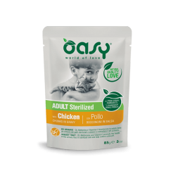 OASY Chunks in gravy Sterilized Chicken - wet cat food - 85g