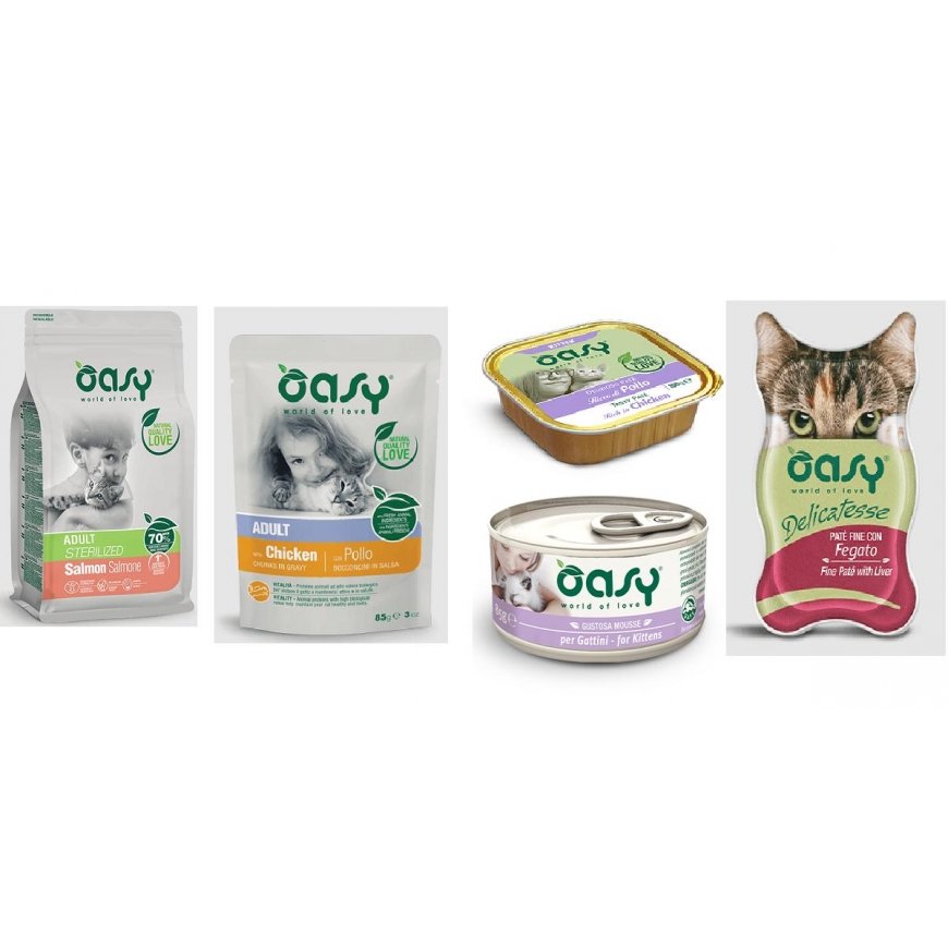 OASY Chunks in gravy Sterilized Chicken - wet cat food - 85g – 2