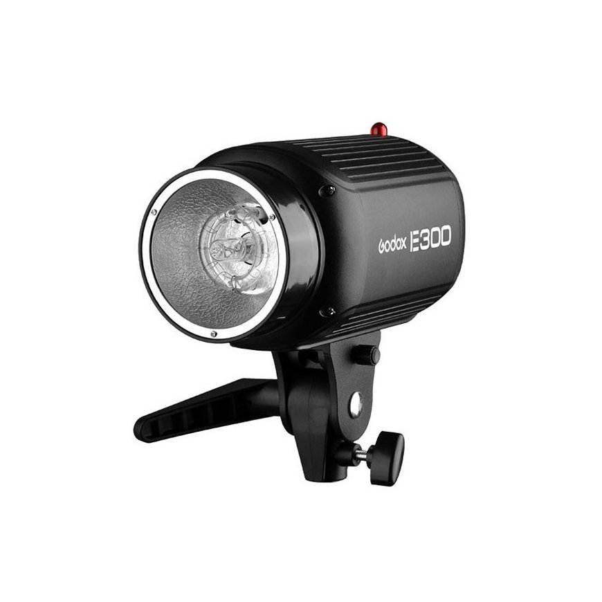 Photography Lighting Kit - Godox E300 Studio Kit (2 Flash Heads, 150W Modeling Lamp, Wireless Trigger)