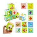 Lean Toys kummist plokku detailide komplekt, värviline, 11 tk.