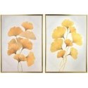 Mondex Since 1986 INGA 2 taulusetti, 50x70 cm, kultainen ginkgo Mondex Since 1986 INGA 2 taulusetti, 50x70 cm, kultainen ginkgo