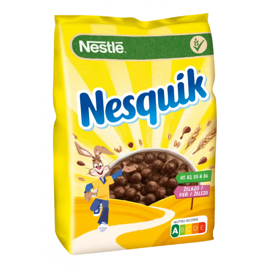 Завтрак хлопья NESTLE Nesquik, со вкусом какао, 450 г