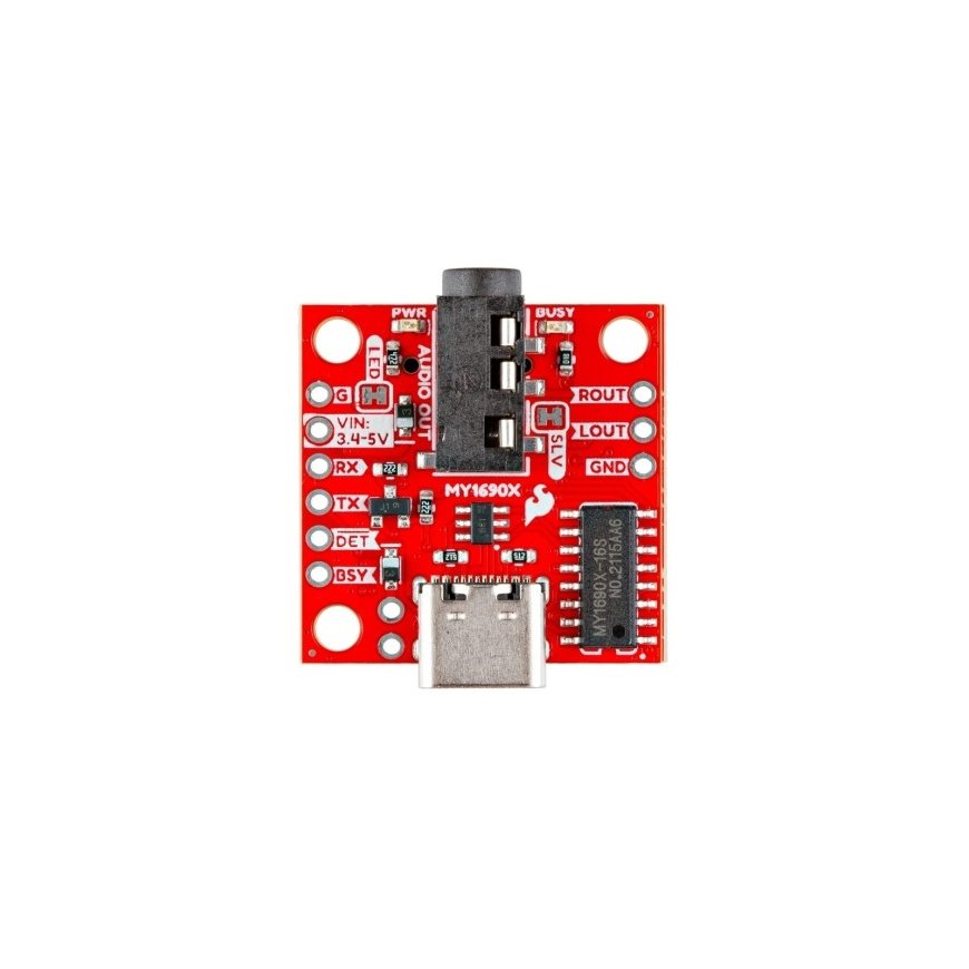 Audio Player Expansion Module – MP3 and WAV Player – MY1690X-16S – SparkFun BOB-28038 – 2