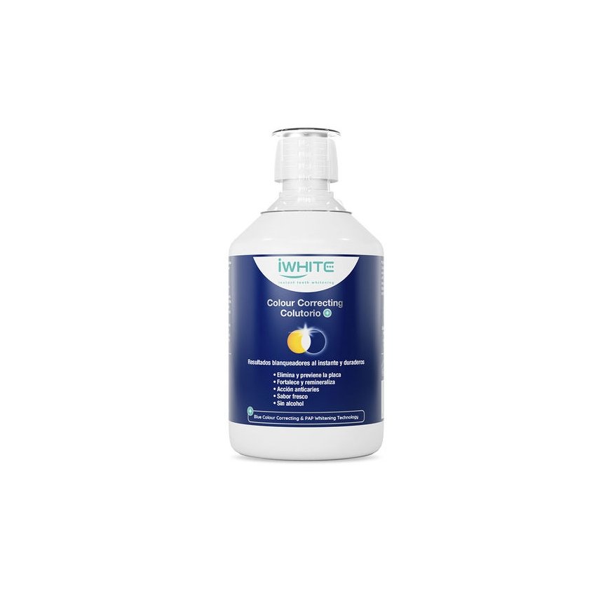 Iwhite COLOR CORRECTING burnos skalavimo skystis + 500 ml – 2