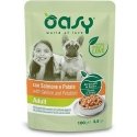 Oasy Strips mērcei pieaugušajiem laša/kviešu 100gr Oasy Strips mērcei pieaugušajiem laša/kviešu 100gr