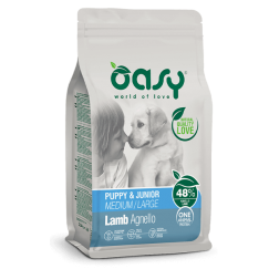 Oasy One Protein Щенки и Юниоры M/L Ягненок 400гр