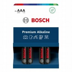 VEGA батарейки BOSCH 4 шт. AAA PREMIUM щелочные LR03PA4B/00