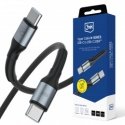 3MK Hyper Cable N-SERIES USB-C на USB-C 3м PD 3.0 QC 3.0 20В/3А 60Вт черный
