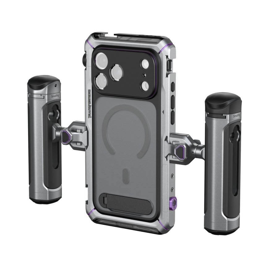 SmallRig 5585 Megatron Edition Mobile Dual Handheld Kit iPhone 17 Pro:lle