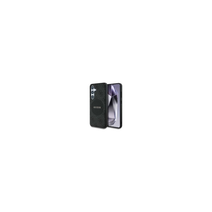 Dēklis Guess ar fiksētu spīguļojošu lielo metāla 4G logotipu, paredzēts Samsung Galaxy S26 Ultra – zlotu. – 2
