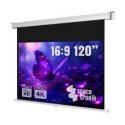 Spacetronik Manual Roll-Up Projection Screen 120" 16:9 White