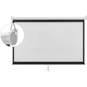 Spacetronik Manual Roll-Up Projection Screen 120" 16:9 White