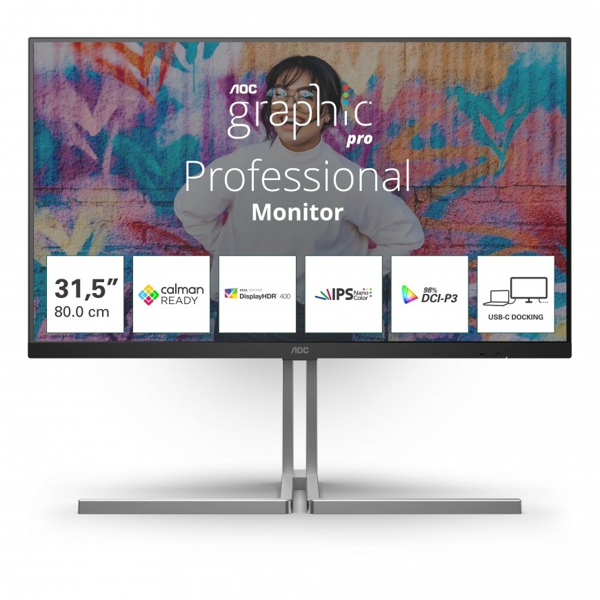AOC U3 U32U3CV monitori 80 cm