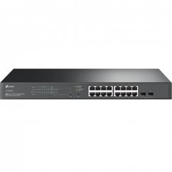 TP-Link JetStream TL-SG2218P võrgulüliti Juhitav L2/L2+ Gigabit Ethernet (10/100/1000) Power over Ethernet tugi 1U Must