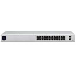 Ubiquiti UniFi USW-24 tinklo komutatorius Valdomas L2 Gigabit Ethernet (10/100/1000) Sidabras