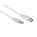 Alcasa 2511-OF2 USB cable USB 2.0 1.8 m USB A White