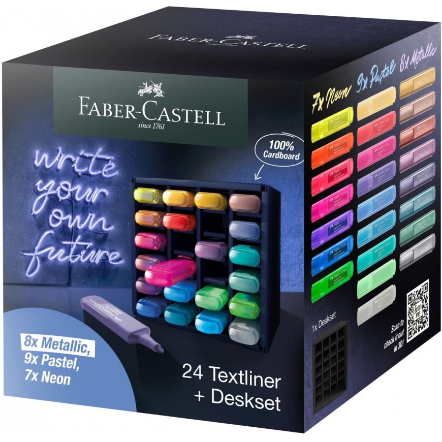 Faber-Castell 254602 tussi 24 kpl Taltan pää Monivärinen