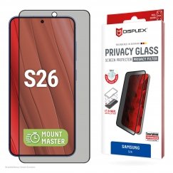 Displex Privacy Screen Protector (10H) for Samsung S26, Privacy Filter