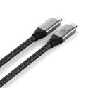 Satechi USB4 V2 Pro Cable USB kabelis USB4 Gen 4x2 1,2 m USB C Sudrabs, Melns
