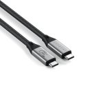 Satechi USB4 V2 Pro Cable USB-kaapeli USB4 Gen 4x2 1,2 m USB C Hopea, musta