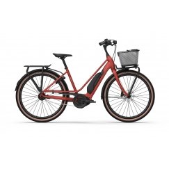 Helkama e-Aino 5-v elektriskais velosipēds, M 52 cm, sarkans