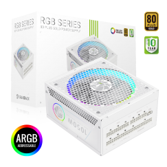 Gamemax PSU | RGB 1050G WH | 1050 W | Kulta | Täysin modulaarinen |