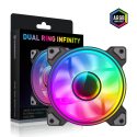 Gamemax korpuso ventiliatorius | DUAL RING INFINITY BK | Gamemax korpuso ventiliatorius | DUAL RING INFINITY BK |