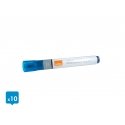 Nobo Liquid Ink Whiteboard Pens Chisel Tip 10 Pack