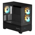 GIGABYTE C201 PANORAMIC PC Case - Mid Tower, m-ATX, 360mm radiator support, 3 Pre-installed Fans, US GIGABYTE C201 PANORAMIC PC Case - Mid Tower, m-ATX, 360mm radiator support, 3 Pre-installed Fans, US