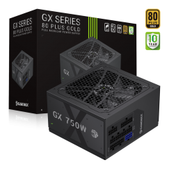 Gamemax PSU | GX 750GF | 750 W | Gold | Pilnīgi