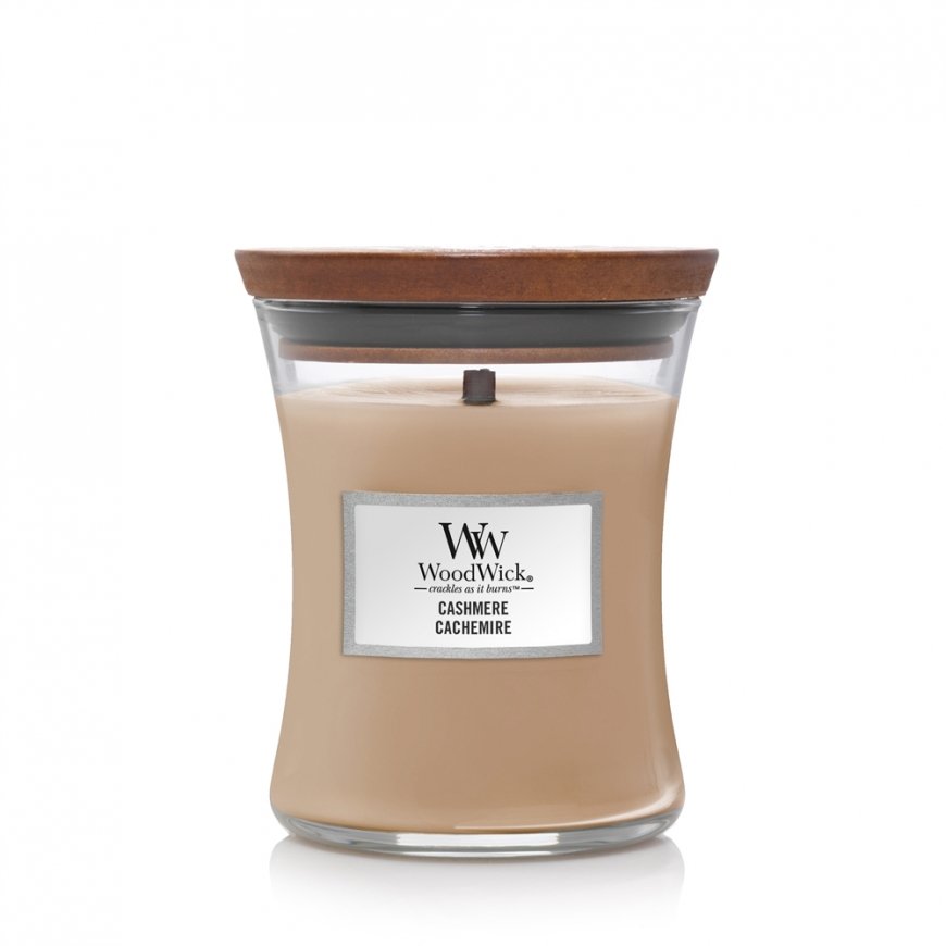WoodWick Cashmere wax candle