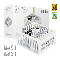 Gamemax БП | GX PRO 1250G WH | 1250 Вт | Золотой | Полно Modularный |
