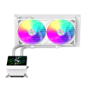 Gamemax CPU Liquid Cooler | GLACIER 240 LCD WH | Gamemax CPU Liquid Cooler | GLACIER 240 LCD WH |