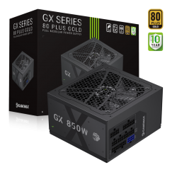 Gamemax PSU | GX 850GF | 850 W | Kulta | Täysi