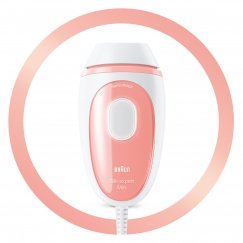 Braun Silk-expert PL1000 Karvaeemaldaja Valgusimpulsstehnoloogia Roosa, Valge