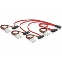 DeLOCK Cable mini SAS 36pin to 4x SAS 29pin SCSI кабель Красный 0,5 m DeLOCK Cable mini SAS 36pin to 4x SAS 29pin SCSI кабель Красный 0,5 m