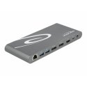 DeLOCK 87772 док-станция для ноутбука Проводная Thunderbolt 3 Серый DeLOCK 87772 док-станция для ноутбука Проводная Thunderbolt 3 Серый