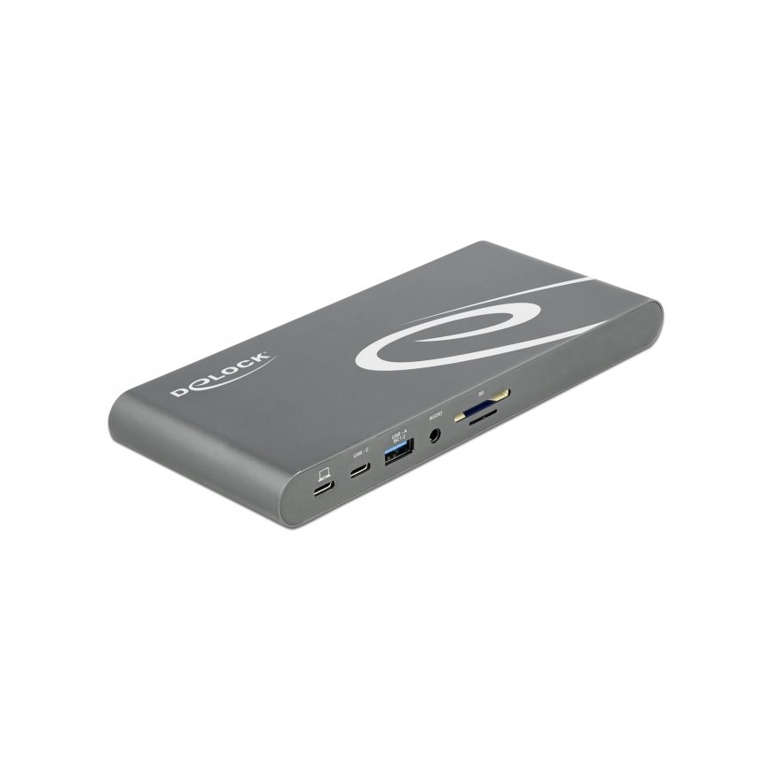 DeLOCK USB Type-C DP 1.4 Docking Station Triple 4K Display - HDMI / DisplayPort / USB / LAN / SD / P – 3