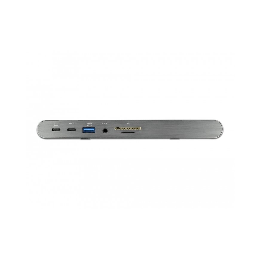 DeLOCK 87772 kannettavien tietokoneiden telakka ja porttitoistin Langallinen Thunderbolt 3 Harmaa – 4