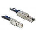 DeLOCK 83734 Serial Attached SCSI (SAS) kabelis 1 m Melns DeLOCK 83734 Serial Attached SCSI (SAS) kabelis 1 m Melns