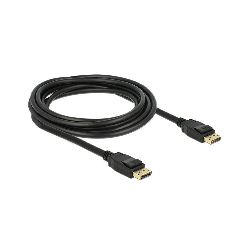 DeLOCK 3m Displayport 1.2a musta
